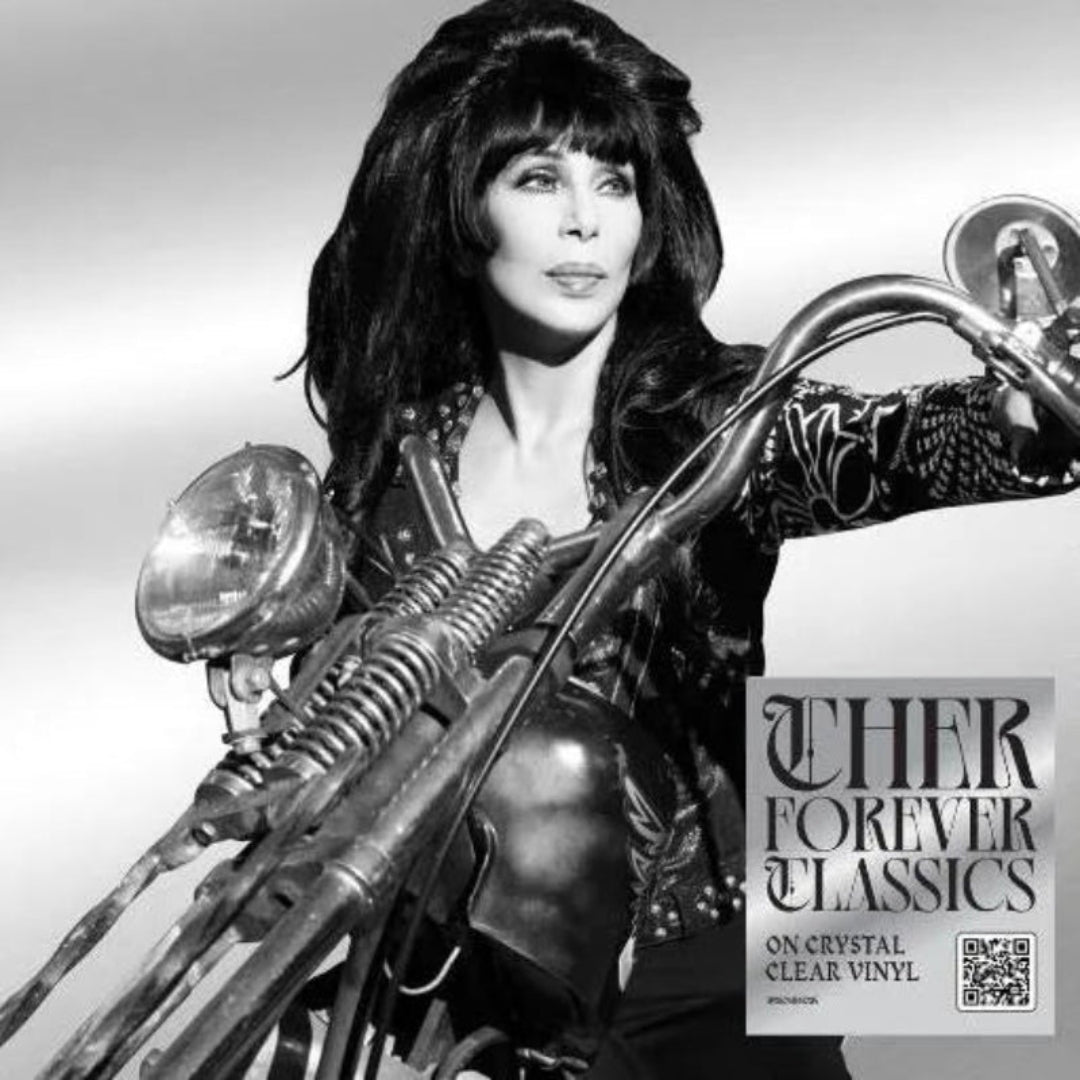 Cher 2LP compilation on crystal clear vinyl