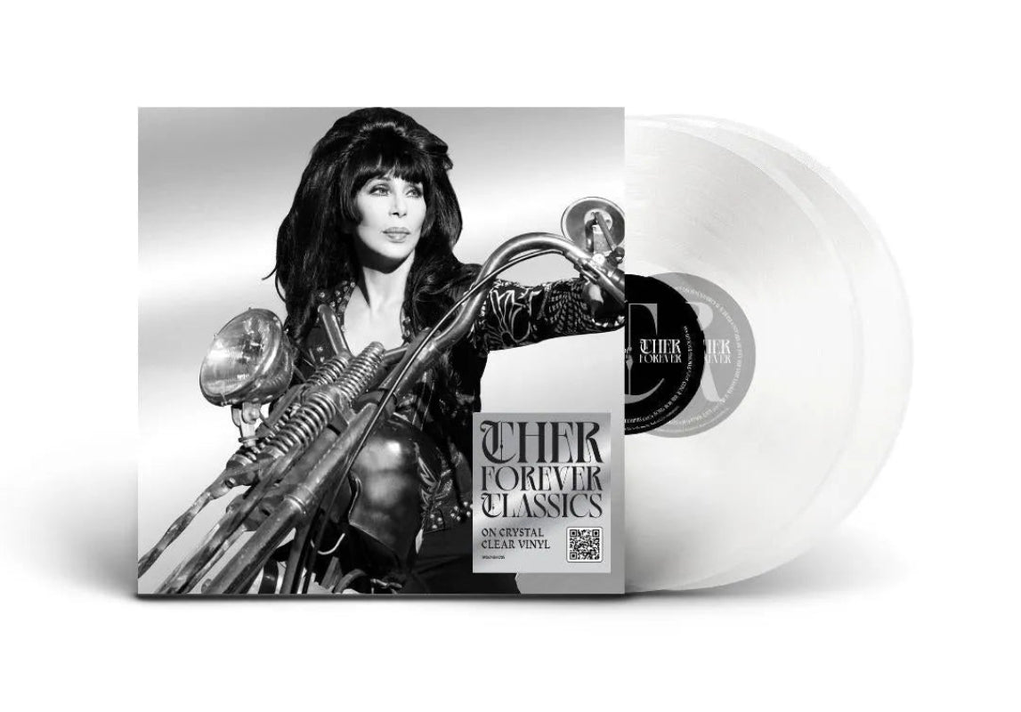 Cher Forever 2 LP clear vinyl set featuring iconic pop hits and ballads