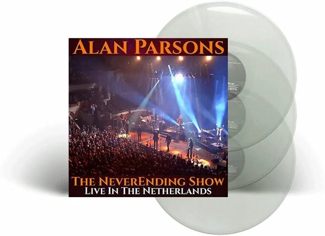 The NeverEnding Show Live in the Netherlands 3LP clear vinyl set by Alan Parsons Project