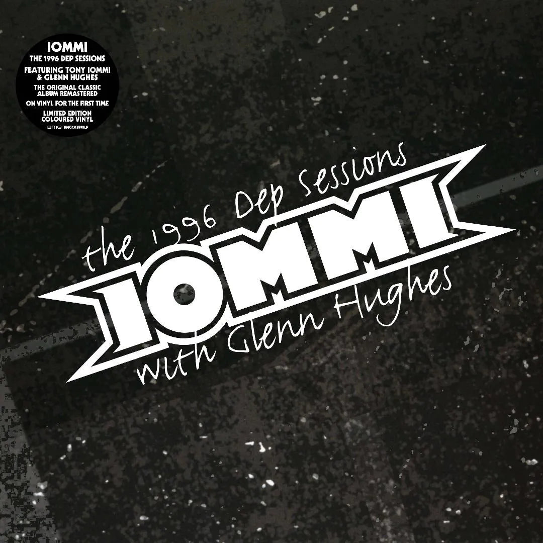 Tony Iommi The 1996 DEP Sessions black ice vinyl LP heavy metal album