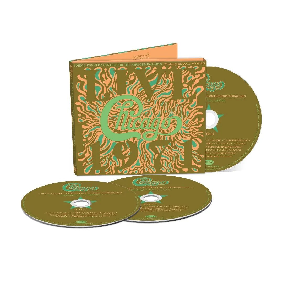 Chicago live in Washington DC 1971 3CD collection with classic brass rock sound