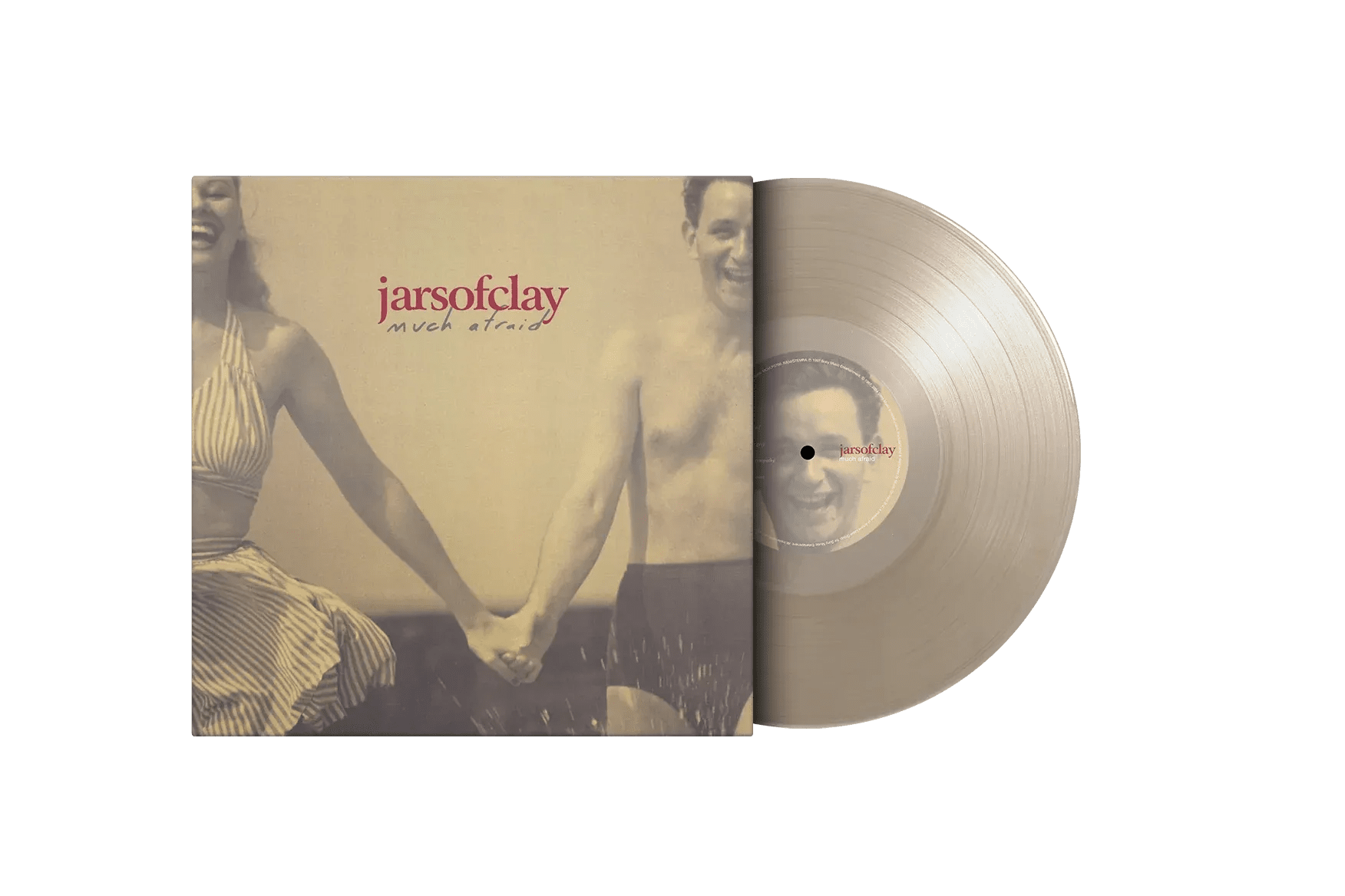 Limited edition crystal clear vinyl Much Afraid by Jars of Clay, includes remastered audio

