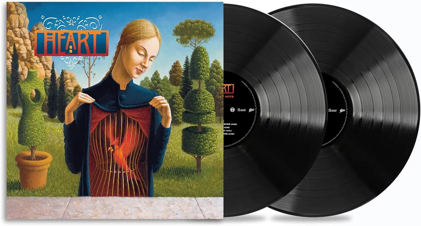 Greatest Hits by Heart double vinyl LP collection with powerful rock ballads