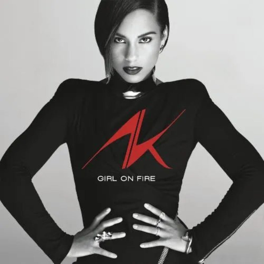 Alicia Keys Girl On Fire 2 LP vinyl set featuring modern R&B and soul music album
