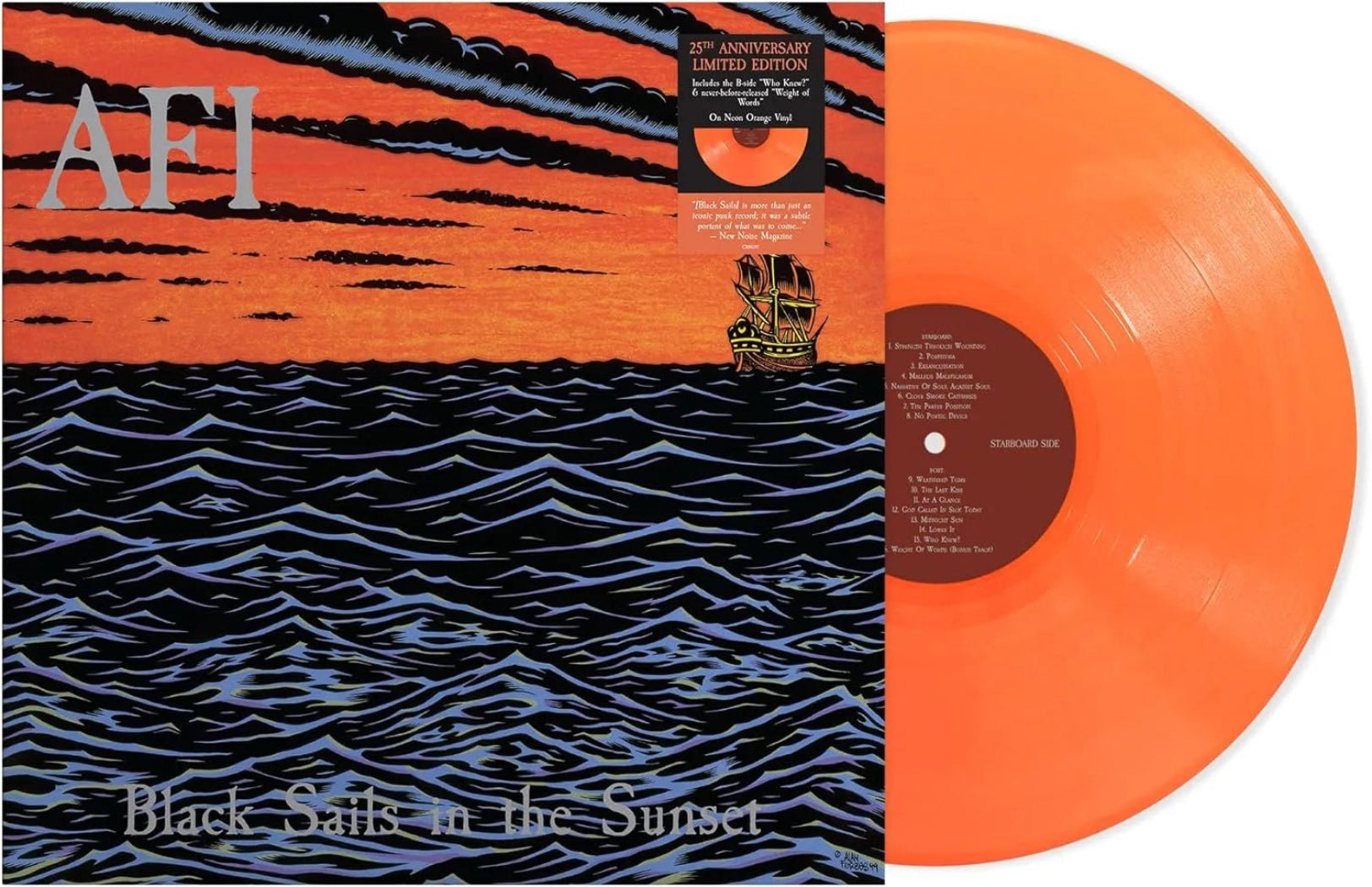AFI Black Sails In The Sunset limited edition vinyl album