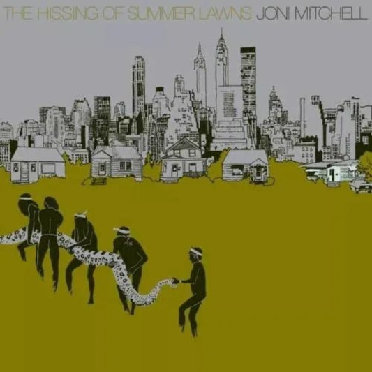 Joni Mitchell The Hissing of Summer Lawns coke bottle clear vinyl LP album