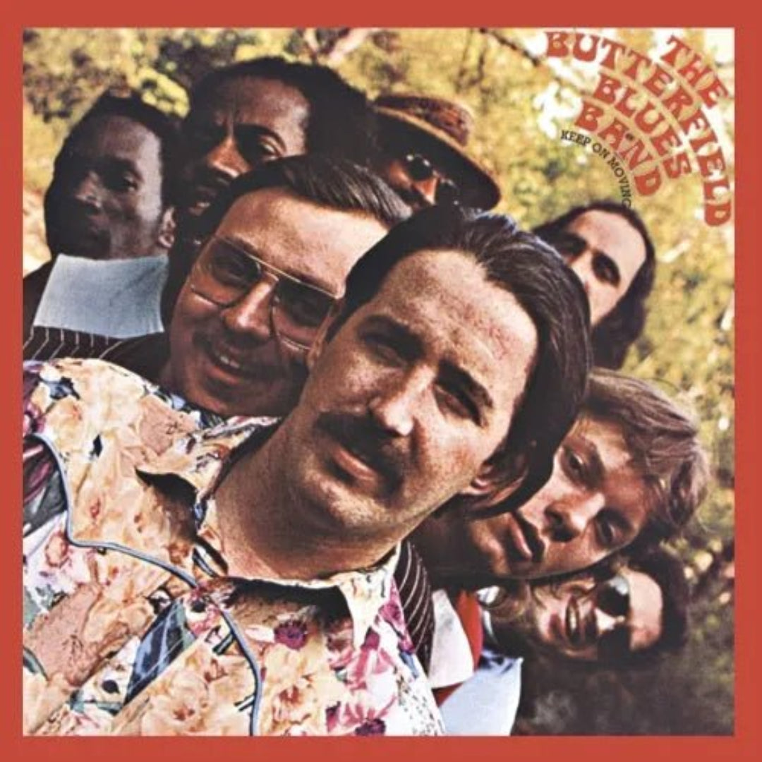 Paul Butterfield Blues Band Keep On Moving CD album cover with classic blues rock artwork