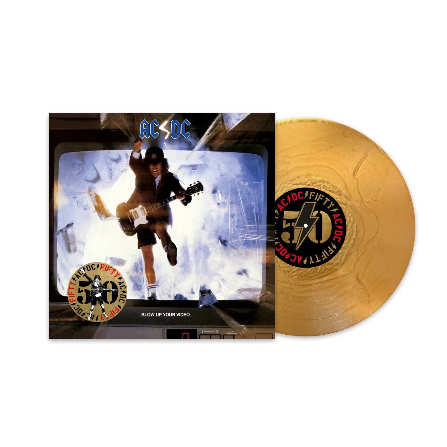 1988 AC/DC LP cover with stage energy and standout single “Heatseeker”
