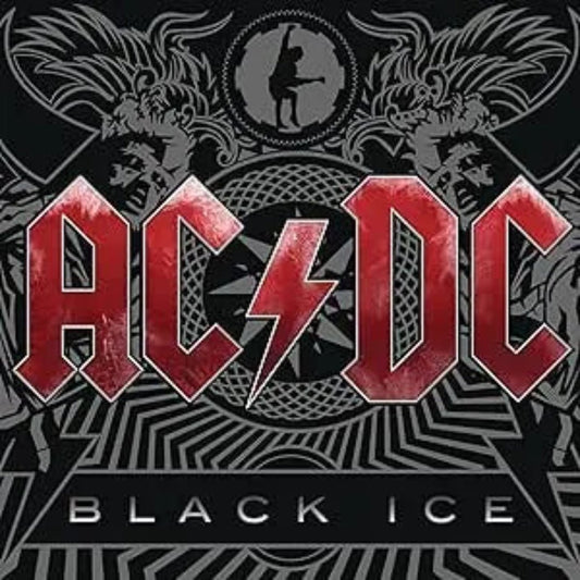 Classic AC/DC Black Ice double LP 180g vinyl edition featuring 15 rock tracks.