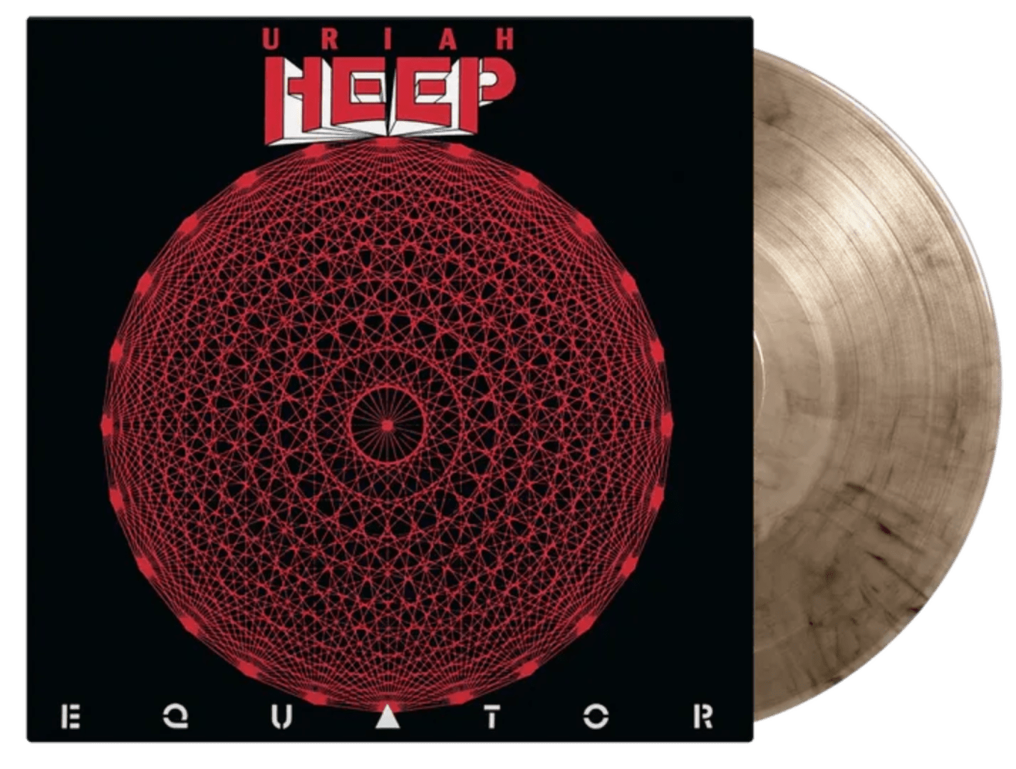 Equator 1985 Uriah Heep rock album on limited smoke coloured vinyl LP


