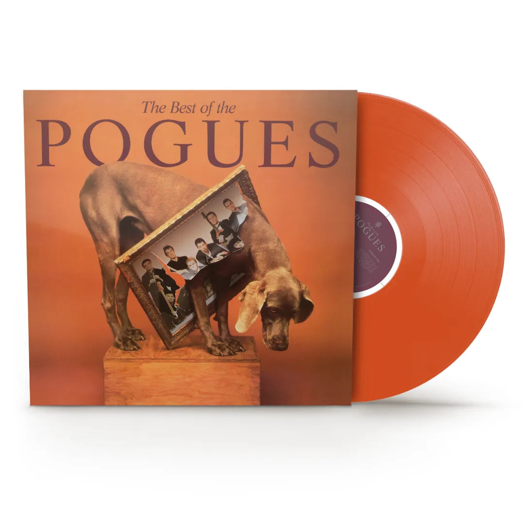 The Pogues Best Of double vinyl record orange sleeve