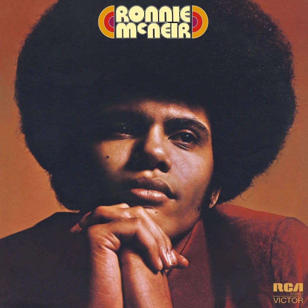 Ronnie McNeir - Red vinyl LP with Motown-style artwork and retro soul vibe