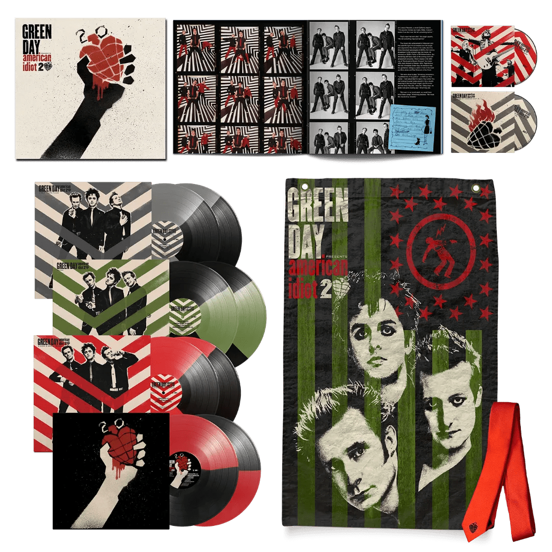 American Idiot by Green Day expanded anniversary vinyl box set with Blu-rays