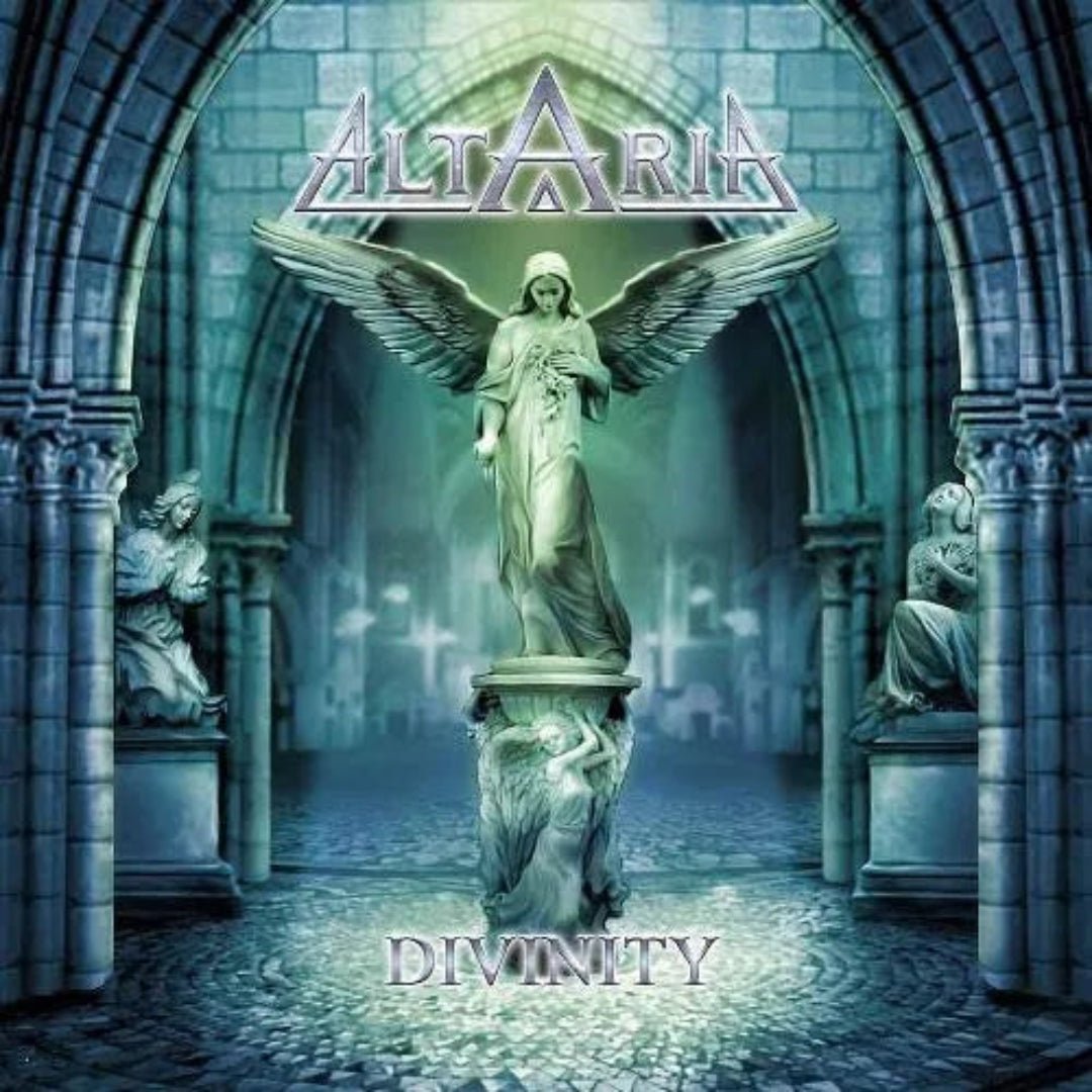 Album cover showcasing melodic Scandinavian metal with powerful guitar riffs and striking heaviness.