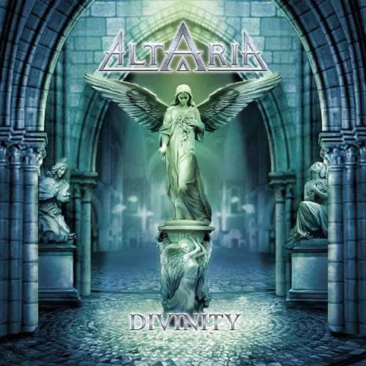 Album cover showcasing melodic Scandinavian metal with powerful guitar riffs and striking heaviness.