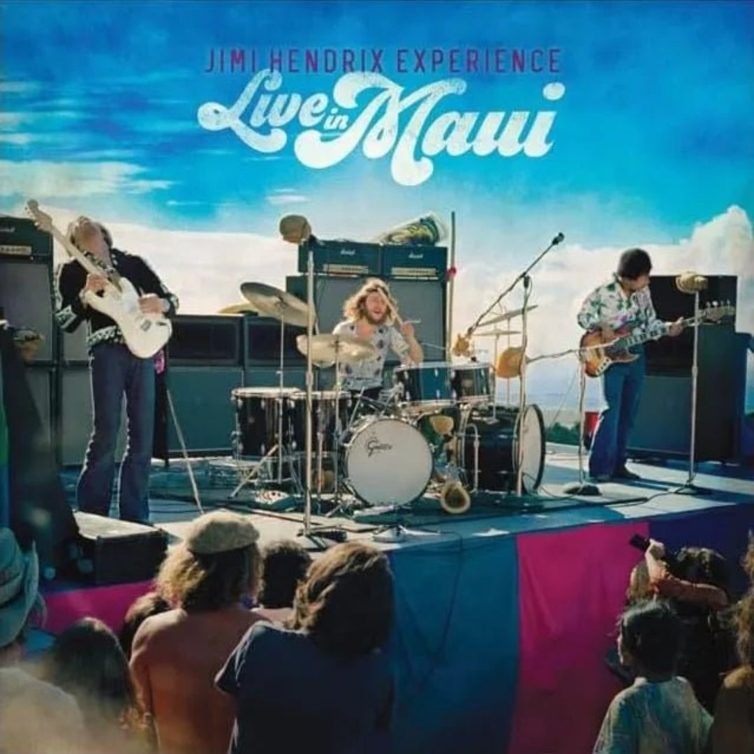 Jimi Hendrix Experience Live in Maui clear vinyl LP album artwork