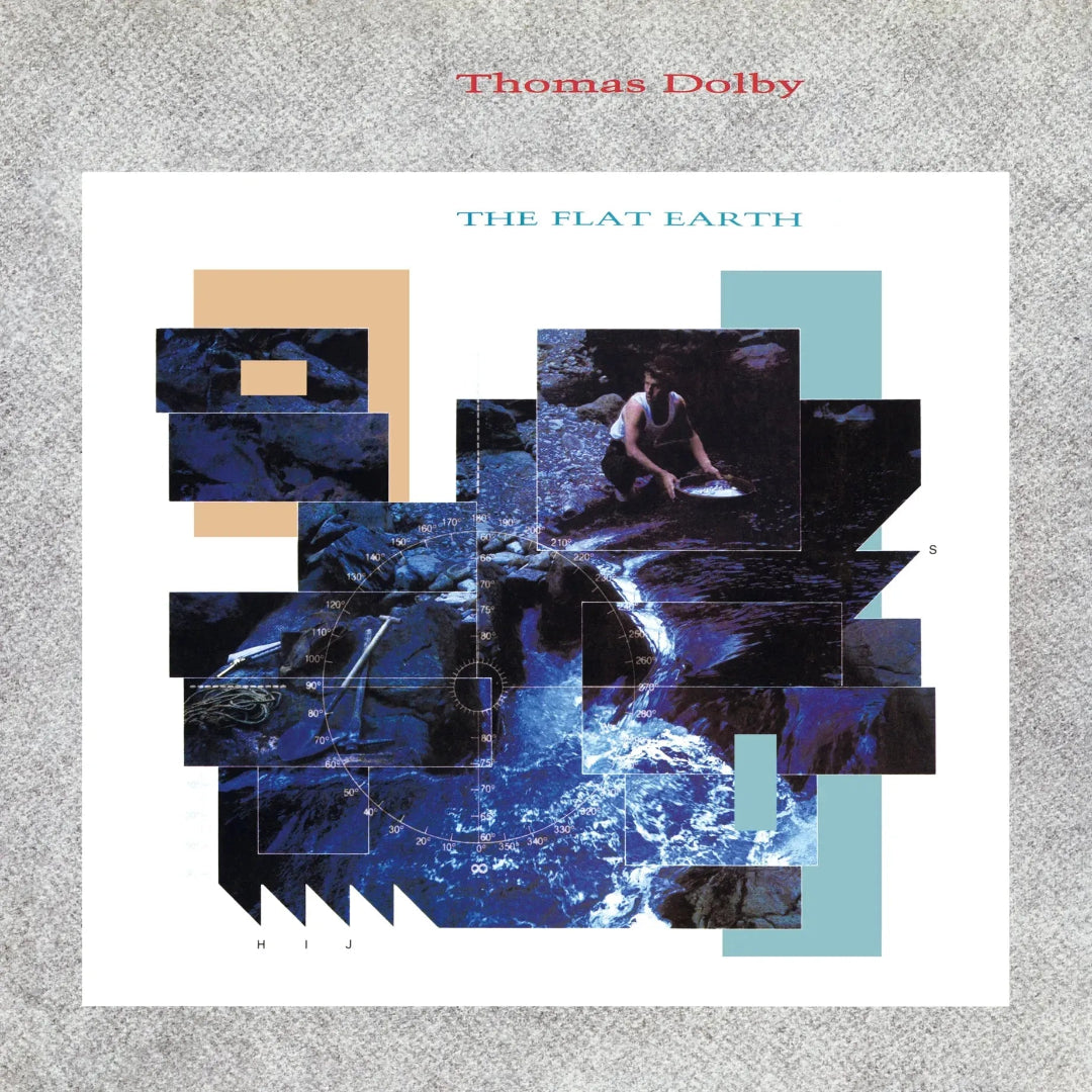 Thomas Dolby The Flat Earth LP synth pop vinyl album cover artwork
