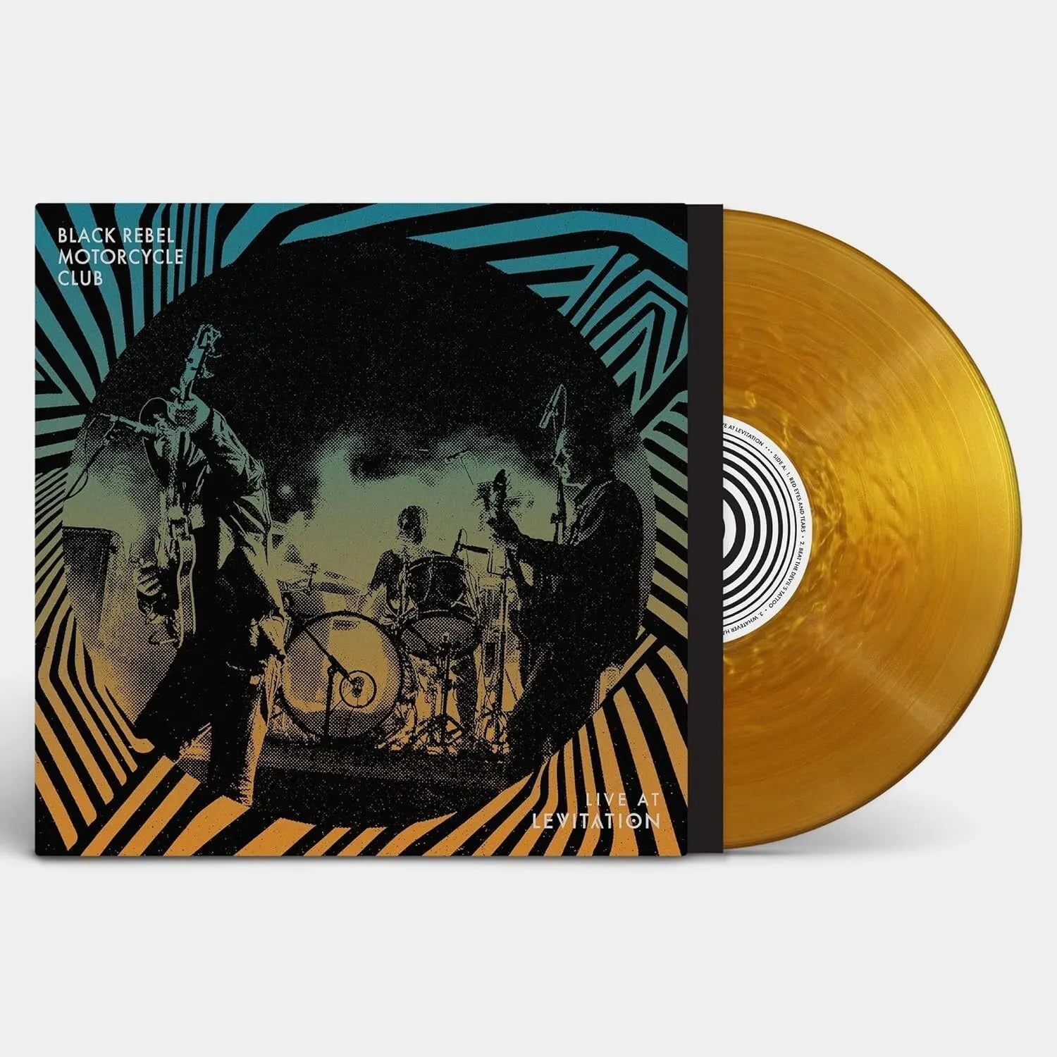 Live at Levitation BRMC coloured vinyl sleeve design live album