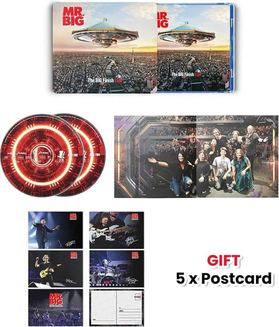 The Big Finish Live Mr Big SACD high resolution audio release design