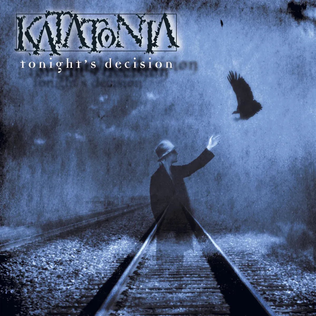 Katatonia Tonights Decision blue marble vinyl LP album artwork