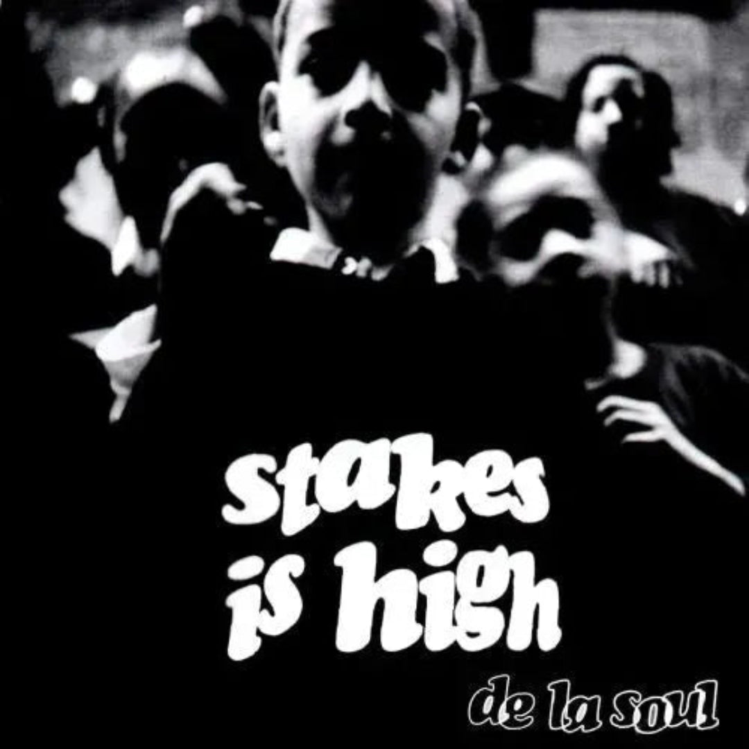 De La Soul Stakes Is High  hip hop album cover classic 90s rap UK release
