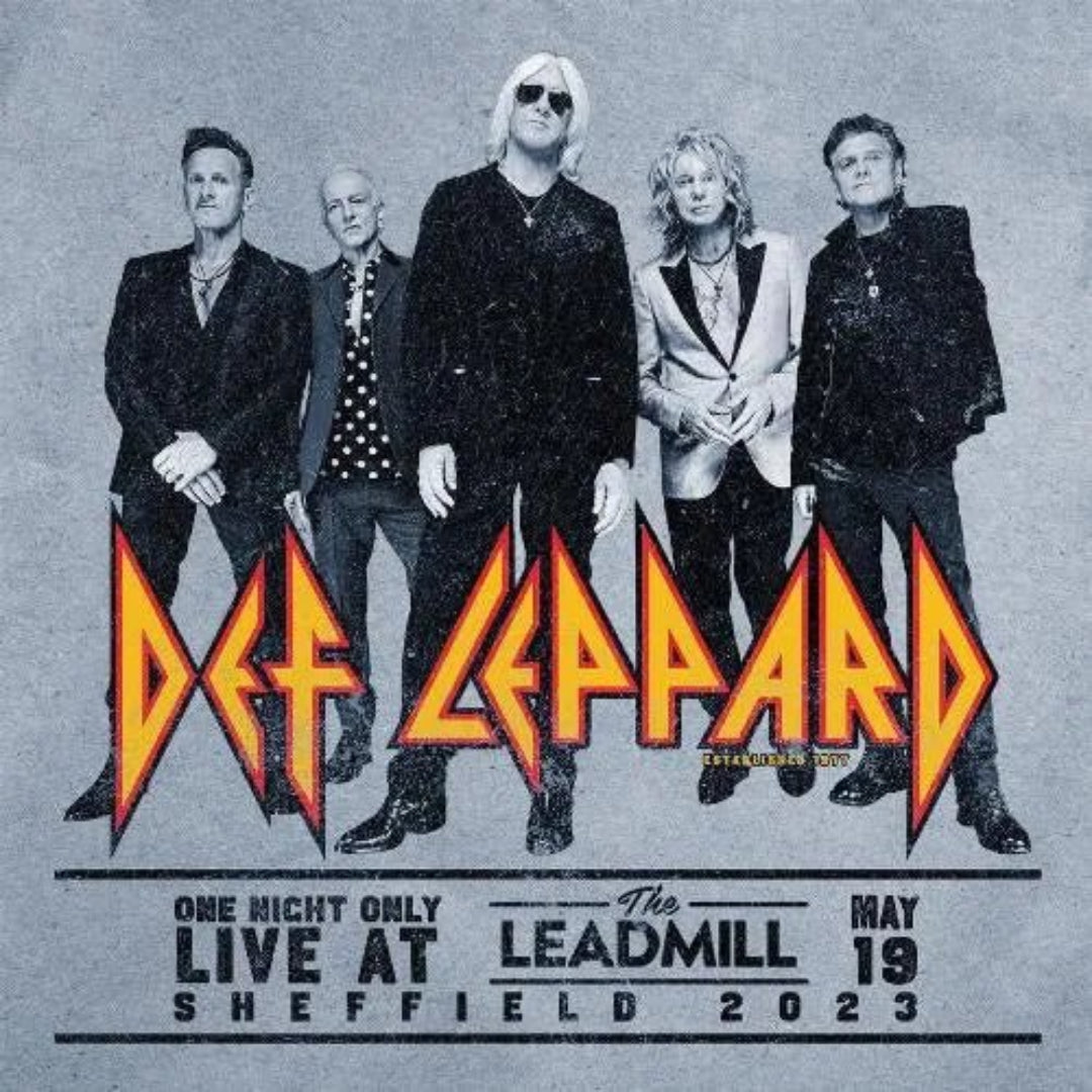 Def Leppard One Night Only Leadmill Sheffield 2LP live album artwork