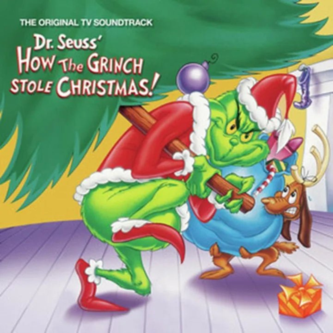 How the Grinch Stole Christmas green vinyl LP album artwork