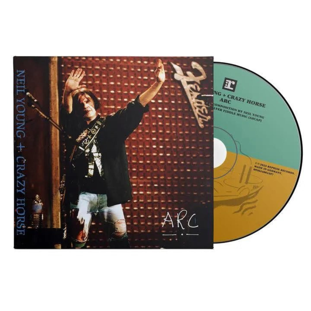 Arc Neil Young CD abstract sound collage sleeve design