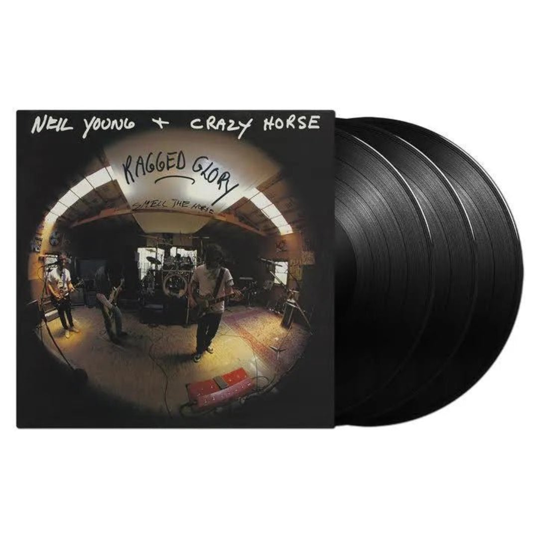 Neil Young 3LP set Crazy Horse electric rock album artwork