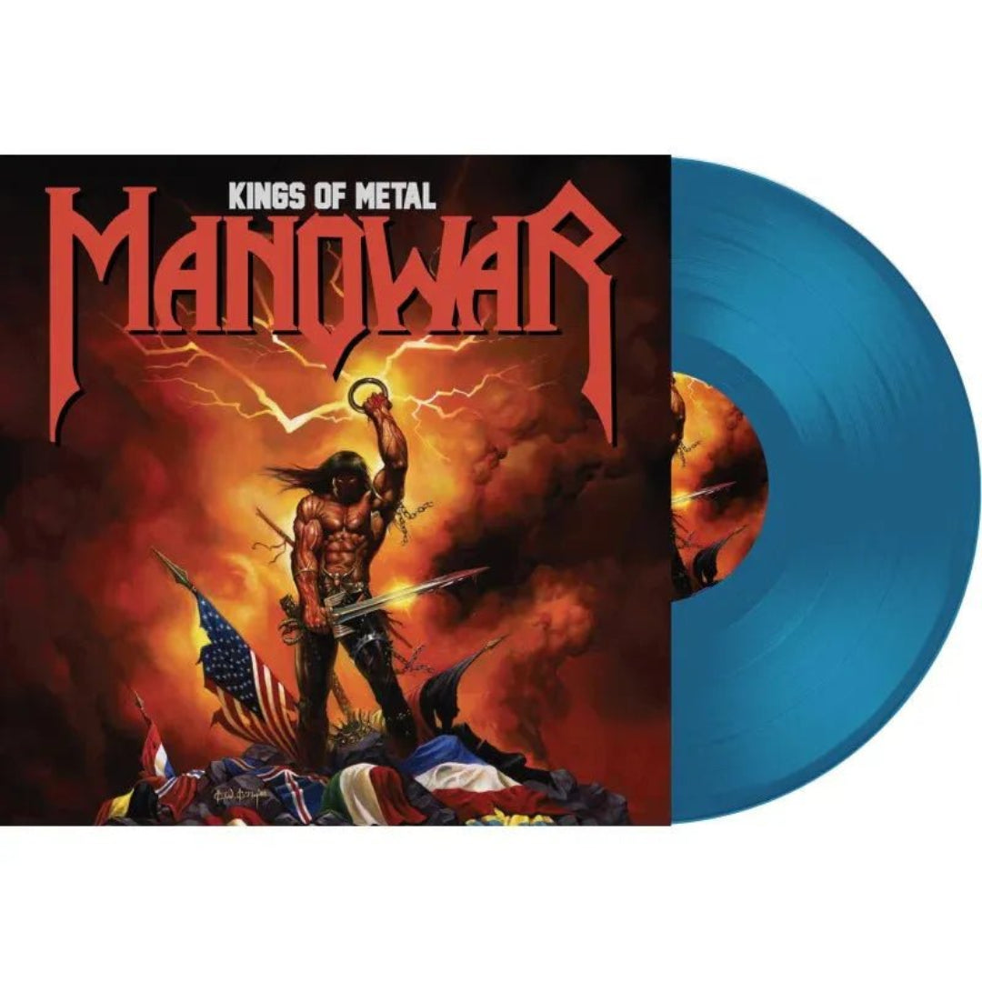 Kings Of Metal Manowar coloured vinyl sleeve design