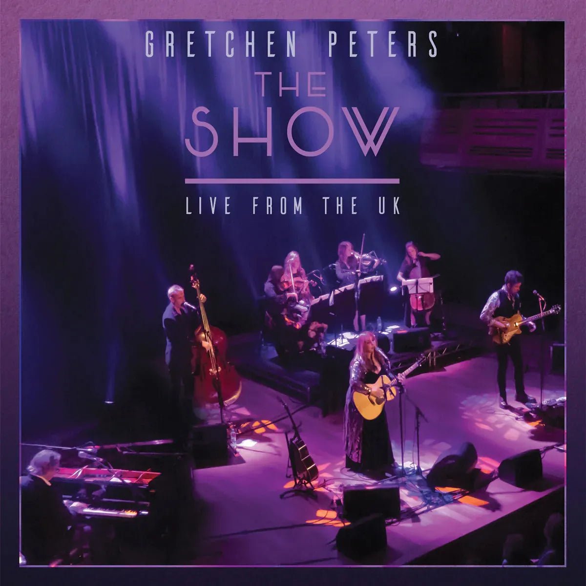 The Show Gretchen Peters double CD live sleeve design