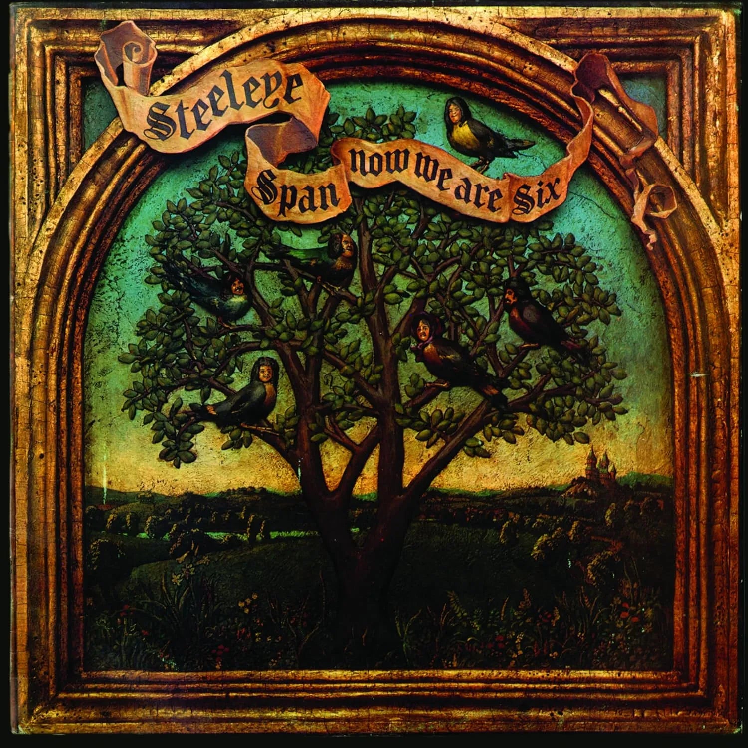 Steeleye Span Now We Are Six clear vinyl LP folk rock album UK edition