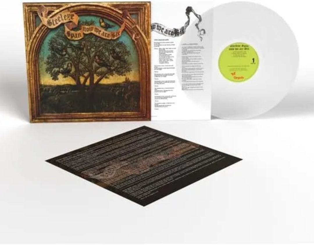 Steeleye Span Now We Are Six LP transparent vinyl British folk music record UK