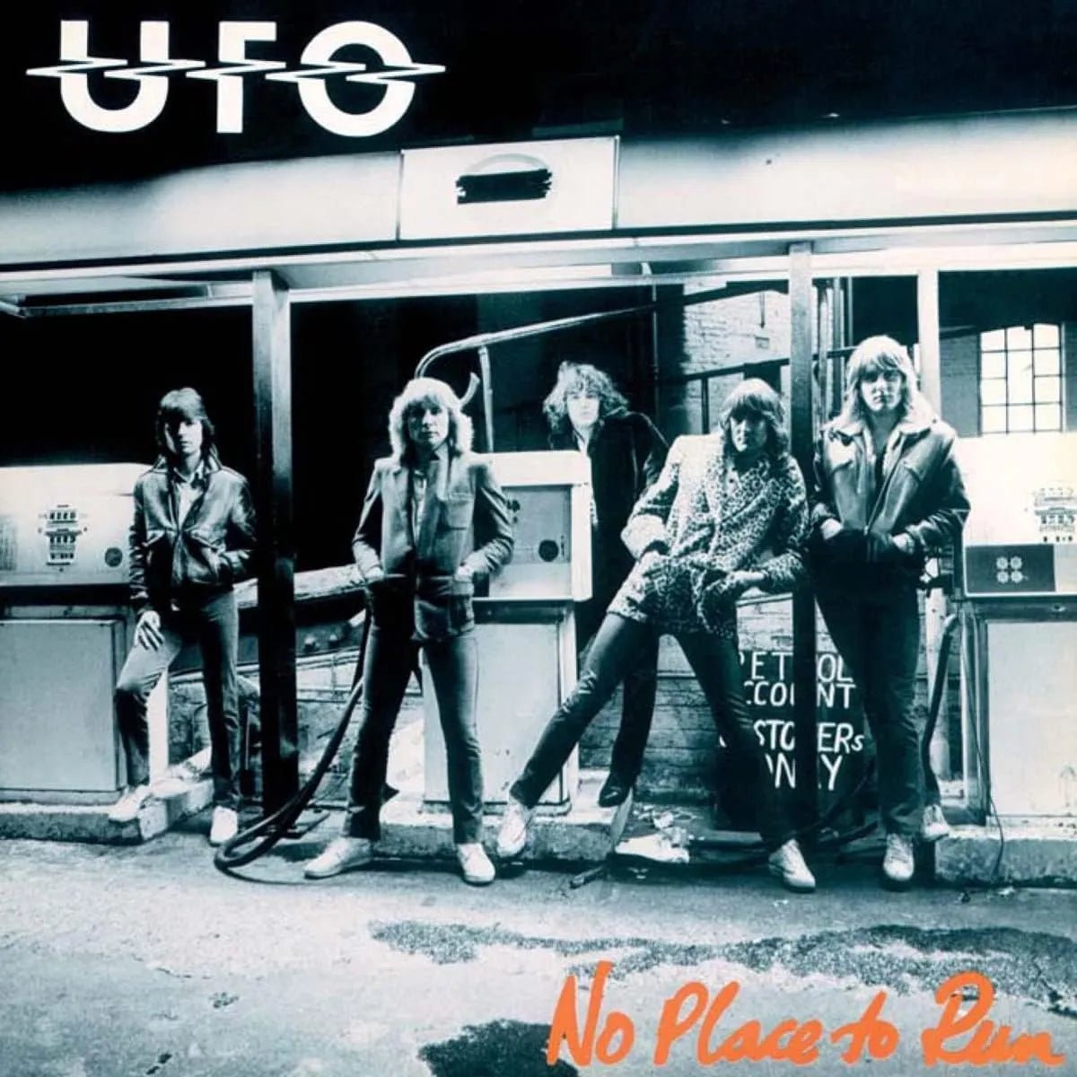 UFO No Place To Run CD album cover classic hard rock band George Martin production
