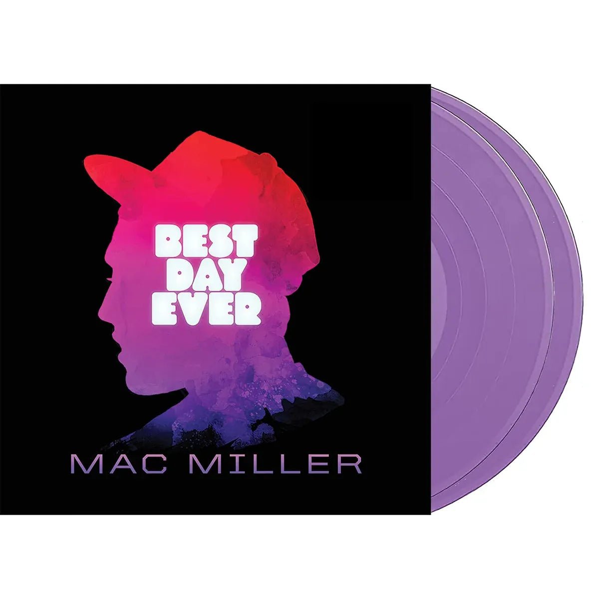 Mac Miller Best Day Ever lavender 2LP vinyl set indie rap mixtape classic