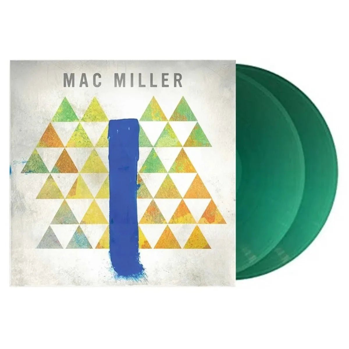 Mac Miller Blue Slide Park 2LP green vinyl double album indie rap classic UK LP EDIT