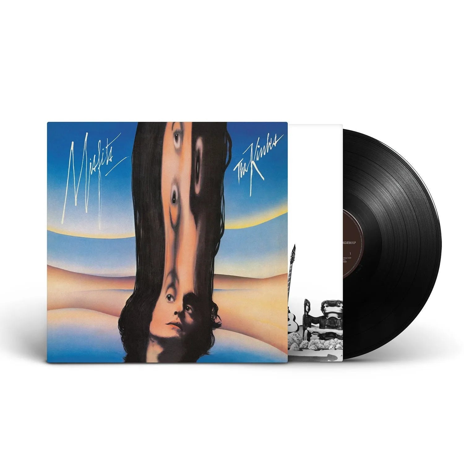 The Kinks LP Misfits classic rock record artwork