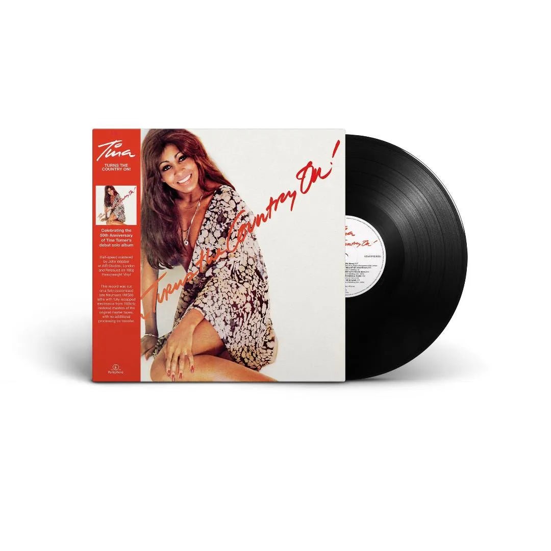 Tina Turns The Country On Tina Turner vinyl sleeve design