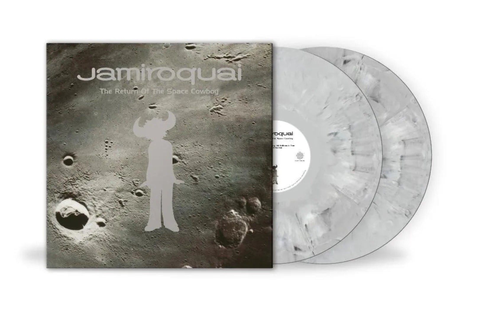 Limited edition moon grey vinyl reissue of Jamiroquai’s The Return Of The Space Cowboy album