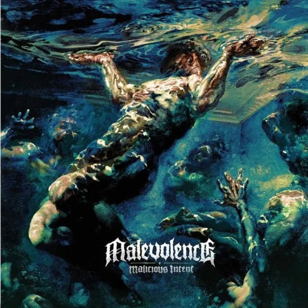 Malevolence Malicious Intent silver vinyl LP metal album artwork