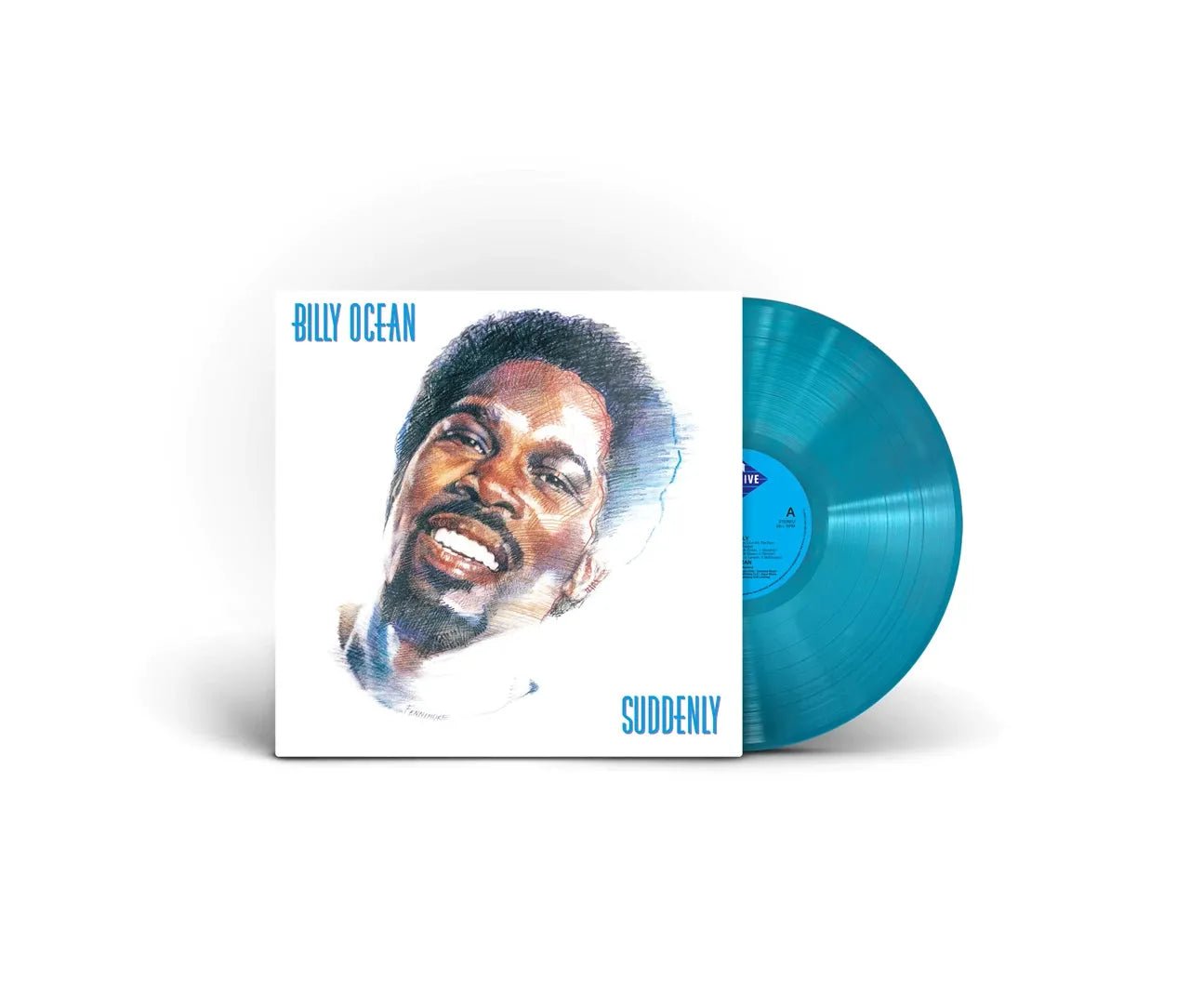 Suddenly Billy Ocean coloured vinyl pop soul sleeve design