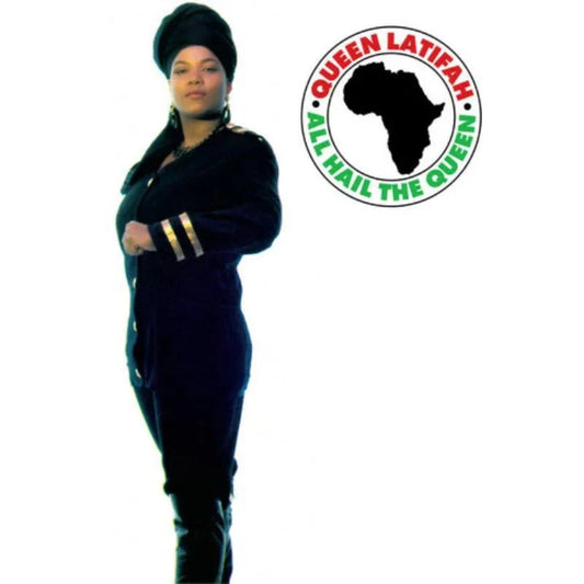 Queen Latifah All Hail The Queen red vinyl LP hip hop album cover artwork
