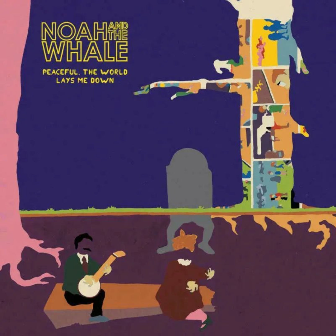 Noah And The Whale Peaceful The World Lays Me Down LP vinyl indie folk album artwork