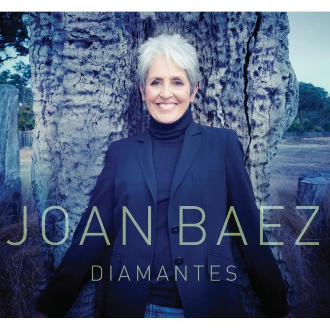 Joan Baez Diamantes CD album with classic folk music artwork
