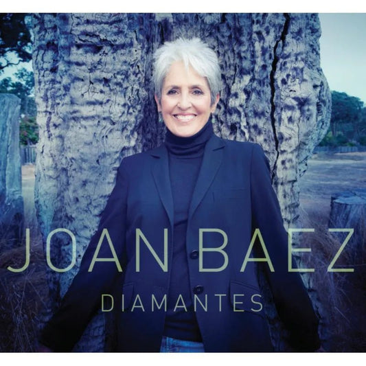 Joan Baez Diamantes CD album with classic folk music artwork