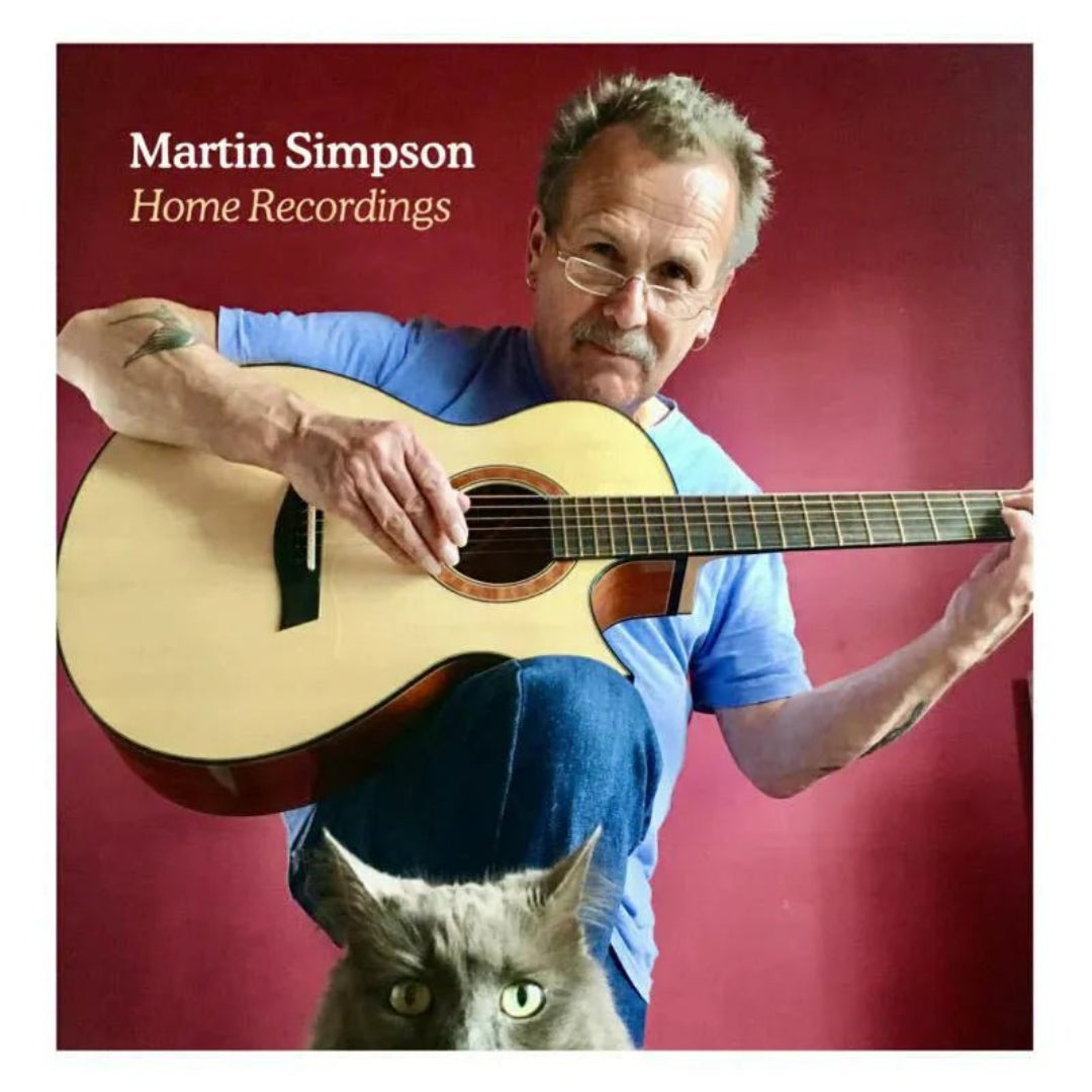 Martin Simpson Home Recordings CD featuring acoustic folk guitar and vocals
