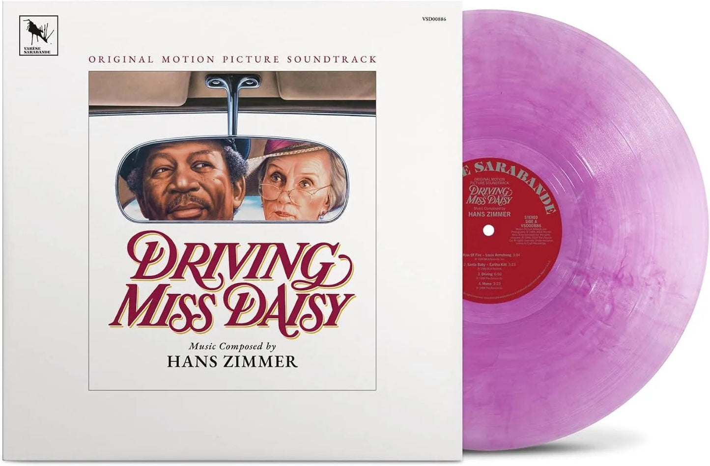 Driving Miss Daisy soundtrack LP by Hans Zimmer with soft emotional music style
