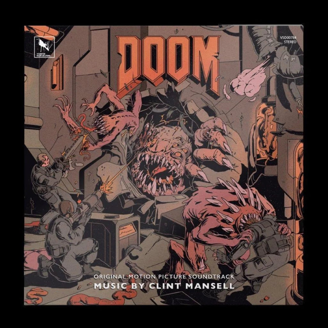 Clint Mansell DOOM soundtrack 2 LP black ice vinyl intense industrial film score

