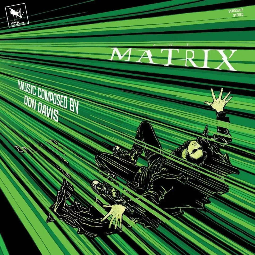 Don Davis The Matrix LP red vinyl with cinematic sci fi orchestral soundtrack sound
