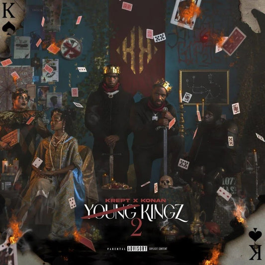 Krept and Konan Young Kingz II LP blue vinyl UK rap melodic hip hop sound
